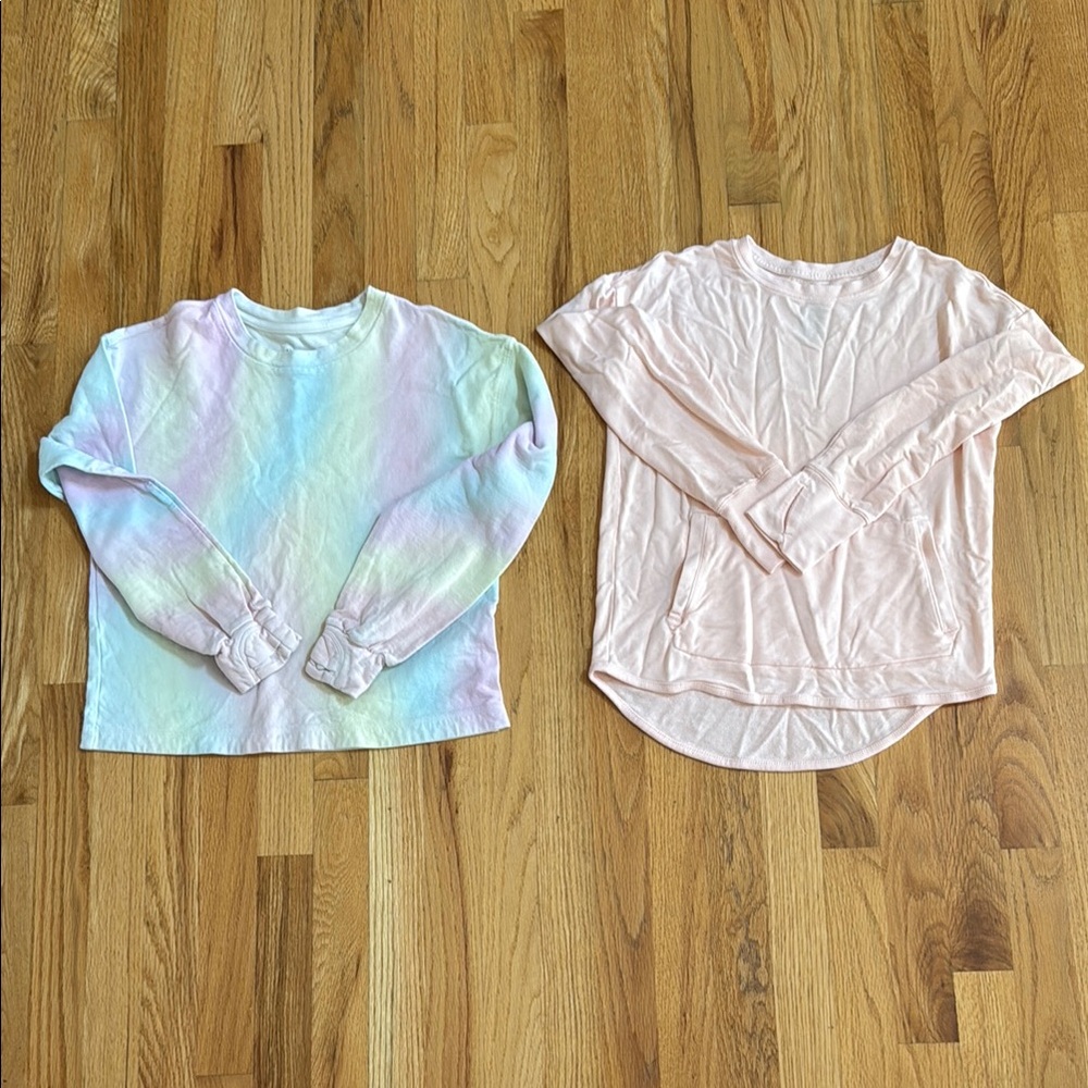 GIRLS Athletic Long Sleeve Set, Size Large (10-12)